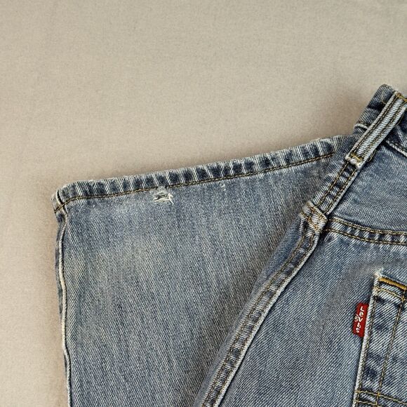 Levi's 501xx Jeans Mens 36x29 Straight Leg Button Fly Blue Denim Distressed - Picture 3 of 16